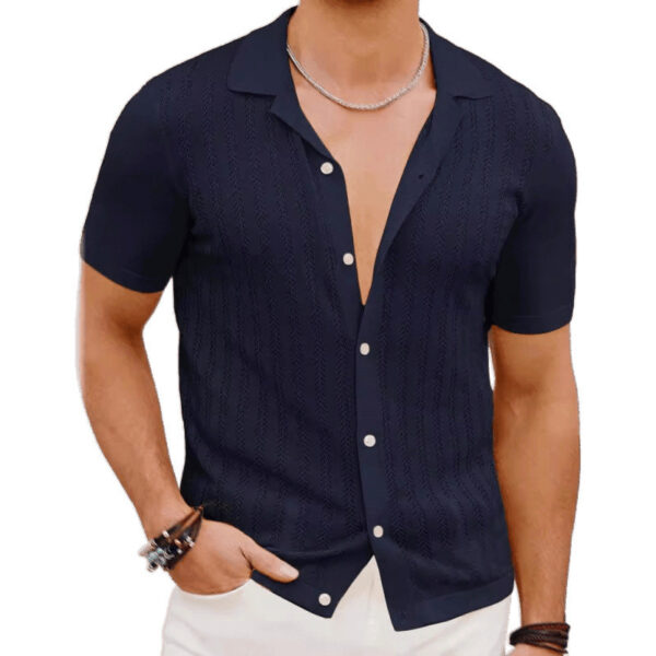 Summer Cool Hollow Men's Shirt - Image 9
