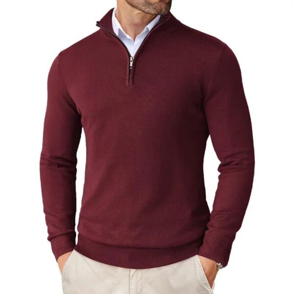Autumn Men's Season Zipper Sweater Ultra-thin Lightweight - Image 6