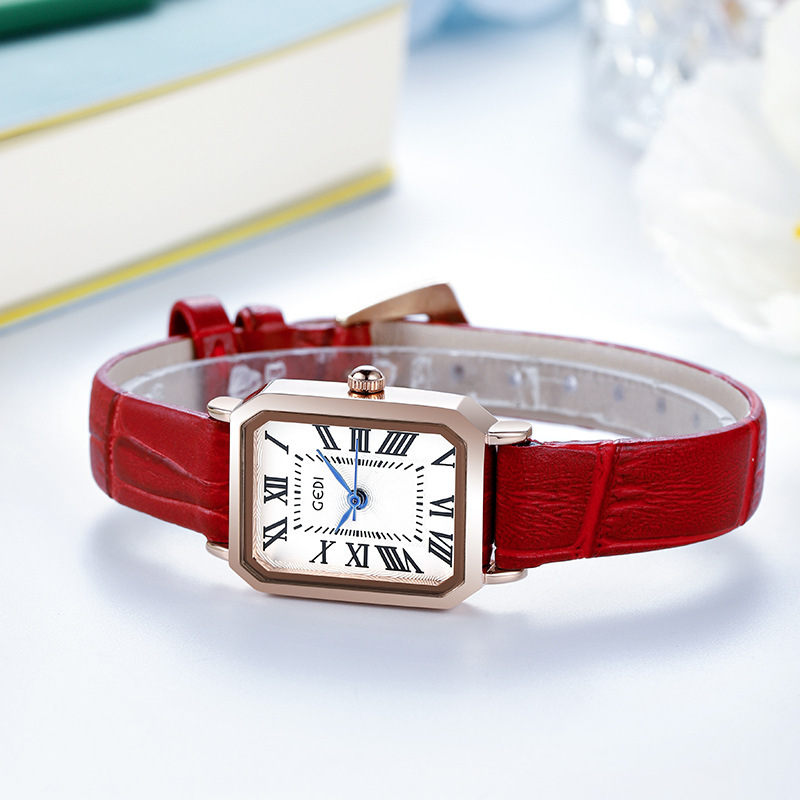 Women's All-match Waterproof Retro Small Square Watch - Image 2