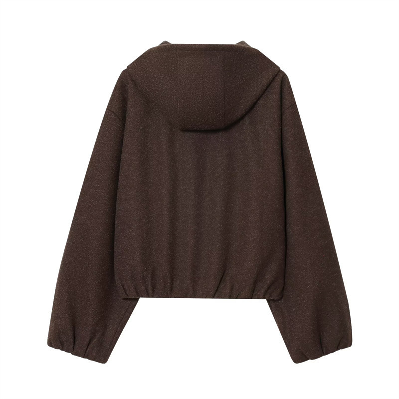 Hooded Jacket Casual Coat - Image 6