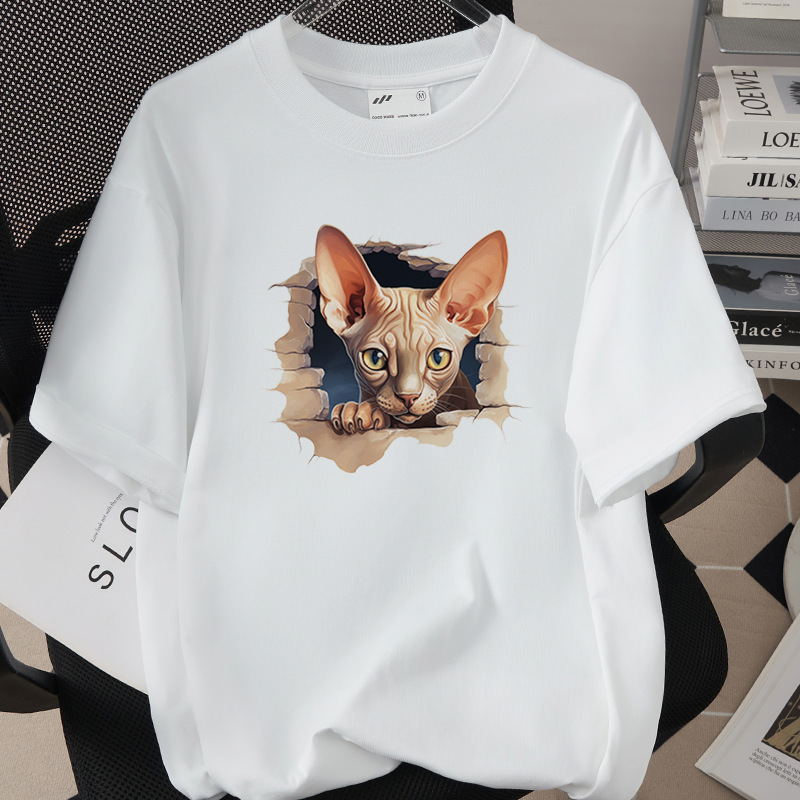 Womens Trendy Stylish Cotton Short-sleeve Top - Image 5