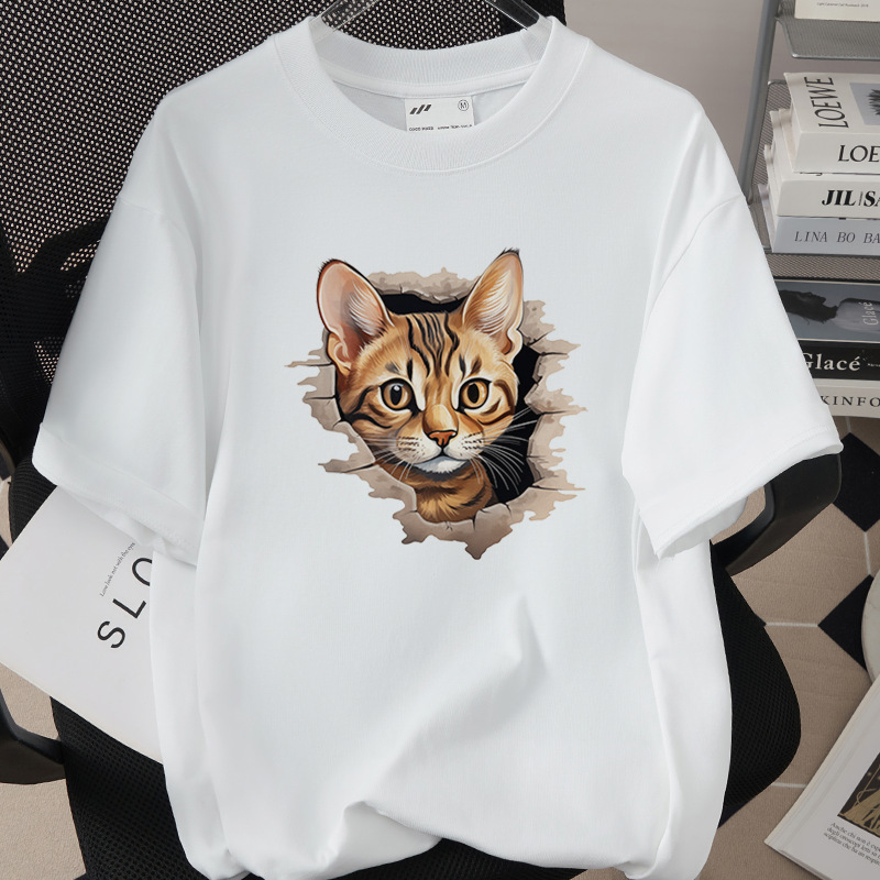 Womens Trendy Stylish Cotton Short-sleeve Top