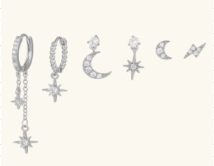 Fashion Zircon Earring Set Womens Earrings - Image 2
