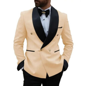 Men's Two-Piece Suit Business-Casual Set Host Gown