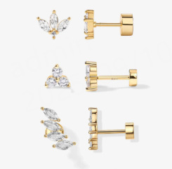 Fashion Zircon Earring Set Womens Earrings - Image 3